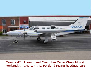 Cessna 421 Pressurized Executive Cabin Class Aircraft